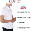 Áo Sơ Mi Trắng Nam Tay Ngắn Owen AS260524NV Slim Fit Không Túi