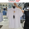 Áo Sơ Mi Trắng Nam Tay Ngắn Owen AS260524NV Slim Fit Không Túi