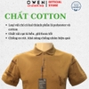 Áo Thun polo Nam Tay Ngắn Có Cổ Owen APV262004 màu nâu dáng suông body fit xẻ tà chất liệu cotton spandex