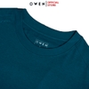 Áo Thun Nam Tay Ngắn Không Cổ Owen TSN253675 màu xanh cổ vịt dáng relax fit cổ tròn chất liệu cotton modal