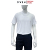 Áo Thun Nam Tay Ngắn Không Cổ Owen TSN253676 màu trắng dáng relax fit cổ tròn chất liệu cotton modal
