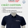 Áo thun polo Nam Tay Ngắn Có Cổ Owen APV262033 màu xanh tím than dáng body fit tà bằng xẻ tà chất liệu cotton polyester spandex