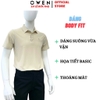Áo thun polo Nam Tay Ngắn Có Cổ Owen APV262043 màu be dáng suông regular fit chất liệu nylon spandex