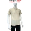 Áo thun polo Nam Tay Ngắn Có Cổ Owen APV262043 màu be dáng suông regular fit chất liệu nylon spandex