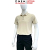 Áo thun polo Nam Tay Ngắn Có Cổ Owen APV262043 màu be dáng suông regular fit chất liệu nylon spandex
