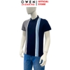 Áo thun polo Nam Tay Ngắn Có Cổ Owen APV262025 màu xanh chất liệu cotton polyester