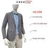 Áo Demi - Blazer Owen BLS256118 màu xám đậm dáng slim fit 1 cúc tà xẻ sau chất vải polyester