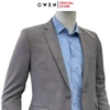 Áo Demi - Blazer Owen BLS256118 màu xám đậm dáng slim fit 1 cúc tà xẻ sau chất vải polyester