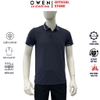 Áo Thun polo Nam Tay Ngắn Có Cổ Owen APV257002 màu xanh tím than dáng suông body fit tà xẻ hai bên chất liệu nylon spandex