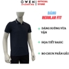 Áo Thun polo Nam Tay Ngắn Có Cổ Owen APV257002 màu xanh tím than dáng suông body fit tà xẻ hai bên chất liệu nylon spandex