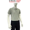 Áo Thun polo Nam Tay Ngắn Có Cổ Owen APV257024 màu xám dáng suông body fit tà xẻ hai bên chất liệu cotton spandex