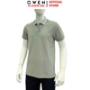 Áo Thun polo Nam Tay Ngắn Có Cổ Owen APV257024 màu xám dáng suông body fit tà xẻ hai bên chất liệu cotton spandex