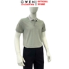 Áo Thun polo Nam Tay Ngắn Có Cổ Owen APV257024 màu xám dáng suông body fit tà xẻ hai bên chất liệu cotton spandex