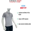 Áo Thun polo Nam Tay Ngắn Có Cổ Owen APV257065 này xám nhạt họa tiết dáng suông body fit tà xẻ hai bên chất liệu cotton