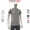 Áo Thun polo Nam Tay Ngắn Có Cổ Owen APV257067 màu xám nhạt dáng suông body fit tà xẻ hai bên chất liệu cotton spandex