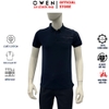 Áo Thun polo Nam Tay Ngắn Có Cổ Owen APV257137 màu xanh tím than dáng suông body fit tà xẻ hai bên chất liệu cotton spandex