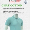 Áo Thun polo Nam Tay Ngắn Có Cổ Owen APV262002 màu xanh dáng suông body fit xẻ tà Chất liệu cotton poly