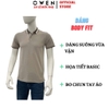 Áo thun polo Nam Tay Ngắn Có Cổ Owen APV262009 màu xám dáng body fit tà bằng xẻ tà chất liệu cotton polyester spandex