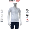 Áo thun polo Nam Tay Ngắn Có Cổ Owen APV262010 màu trắng dáng body fit tà bằng xẻ tà chất liệu cotton polyester spandex