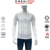 Áo thun polo Nam Tay Ngắn Có Cổ Owen APV262014 màu trắng dáng body fit tà bằng xẻ tà chất liệu cotton polyester spandex