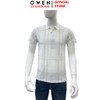 Áo thun polo Nam Tay Ngắn Có Cổ Owen APV262014 màu trắng dáng body fit tà bằng xẻ tà chất liệu cotton polyester spandex