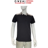 Áo thun polo Nam Tay Ngắn Có Cổ Owen APV262030 màu đen dáng suông body fit xẻ tà chất liệu cotton polyester spandex