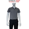 Áo Thun polo Nam Tay Ngắn Có Cổ Owen APV262049 màu xám dáng suông body fit xẻ tà chất liệu nylon spandex