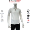 Áo Thun polo Nam Tay Ngắn Có Cổ Owen APV262051 màu trắng dáng suông body fit xẻ tà chất liệu nylon spandex