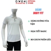 Áo Thun polo Nam Tay Ngắn Có Cổ Owen APV262051 màu trắng dáng suông body fit xẻ tà chất liệu nylon spandex