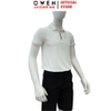 Áo Thun polo Nam Tay Ngắn Có Cổ Owen APV262051 màu trắng dáng suông body fit xẻ tà chất liệu nylon spandex