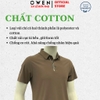 Áo Thun polo Nam Tay Ngắn Có Cổ Owen APV262054 màu nâu dáng suông body fit xẻ tà chất liệu nylon spandex