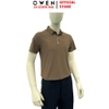 Áo Thun polo Nam Tay Ngắn Có Cổ Owen APV262054 màu nâu dáng suông body fit xẻ tà chất liệu nylon spandex