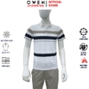 Áo thun polo Nam Tay Ngắn Có Cổ Owen APV262059 màu trắng dáng body fit tà bằng xẻ tà chất liệu nylon spandex