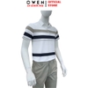 Áo thun polo Nam Tay Ngắn Có Cổ Owen APV262059 màu trắng dáng body fit tà bằng xẻ tà chất liệu nylon spandex