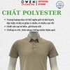 Áo Thun polo Nam Tay Ngắn Có Cổ Owen APV262064 màu be đậm dáng suông body fit xẻ tà chất liệu polyester