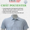 Áo thun polo Nam Tay Ngắn Có Cổ Owen APV262065 màu xanh nhạt dáng suông body fit xẻ tà chất liệu polyester