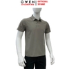 Áo Thun polo Nam Tay Ngắn Có Cổ Owen APV262066 màu xám dáng suông body fit xẻ tà chất liệu polyester