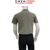 Áo Thun polo Nam Tay Ngắn Có Cổ Owen APV262066 màu xám dáng suông body fit xẻ tà chất liệu polyester