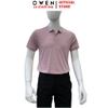 Áo Thun polo Nam Tay Ngắn Có Cổ Owen APV262069 màu hồng dáng suông body fit xẻ tà chất liệu cotton