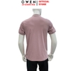 Áo Thun polo Nam Tay Ngắn Có Cổ Owen APV262069 màu hồng dáng suông body fit xẻ tà chất liệu cotton