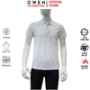 Áo Thun polo Nam Tay Ngắn Có Cổ Owen APV262096 màu trắng trơn dáng suông body fit xẻ tà chất liêu cotton spandex