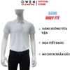 Áo Thun polo Nam Tay Ngắn Có Cổ Owen APV262096 màu trắng trơn dáng suông body fit xẻ tà chất liêu cotton spandex