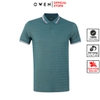 Áo Thun polo Nam Tay Ngắn Có Cổ Owen APT231201 màu blue melange dáng body fit vải polyester