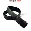 Thắt Lưng Nam Owen BELT256248 day da màu đen Mặt Khóa Trượt Tự Động Chất liệu da bò thật