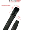 Thắt Lưng Nam Owen BELT261057 day da màu đen Mặt Khóa Trượt Tự Động chất liệu da bò thật