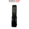Thắt Lưng Nam Owen BELT261057 day da màu đen Mặt Khóa Trượt Tự Động chất liệu da bò thật