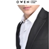 Ves bộ OWEN VES220959 Màu đen Dáng Regular Fit Vải Polyester