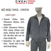 Bộ Thể Thao Nam Owen BTT267800_BU – Xanh Regular Fit