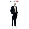Ves bộ OWEN VES256270 màu xanh tím than dáng ôm slim fit 2 cúc tà xẻ sau Chất liệu Polyester Rayon