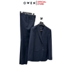 Ves bộ OWEN VES256270 màu xanh tím than dáng ôm slim fit 2 cúc tà xẻ sau Chất liệu Polyester Rayon